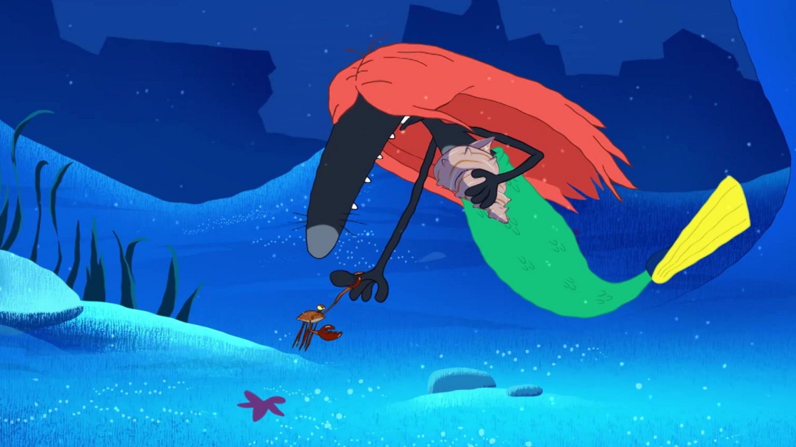 El lobo que quería ser una sirena - Lobo | Ver