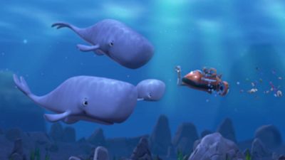 La patrulla salva a la manada de ballenas - La patrulla canina