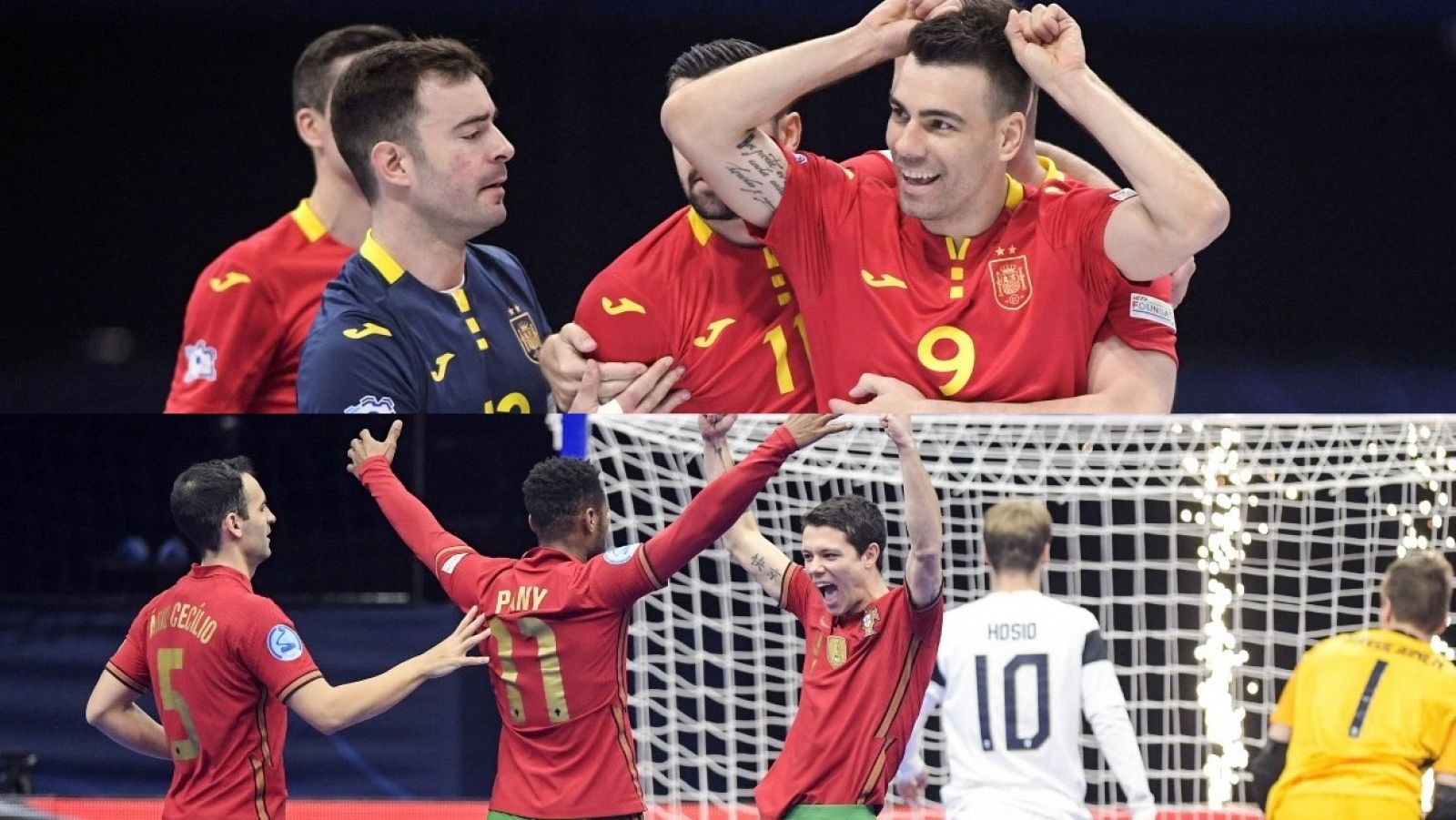 España busca la final del Europeo de fútbol sala ante su gran rival: Portugal
