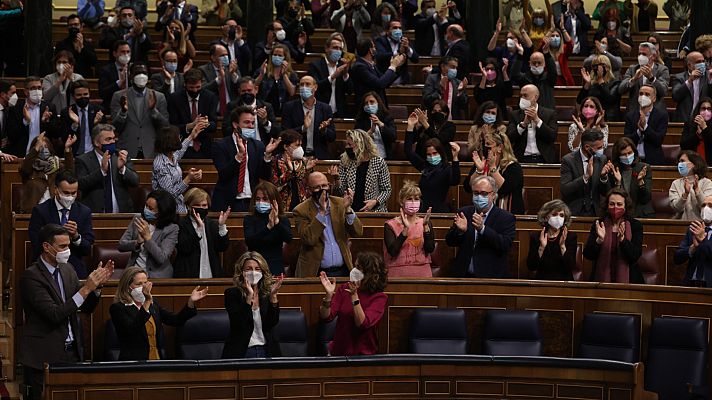 Las claves del siglo XXI - Los gestos de los diputados tras la votación de la reforma laboral
