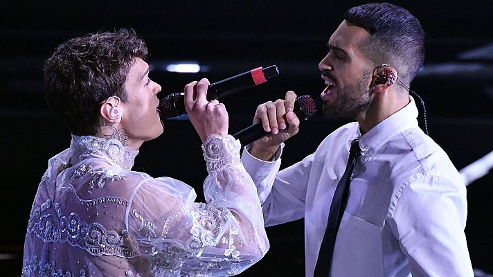 Eurovisión - Mahmood y Blanco ganan el Festival de Sanremo 2022