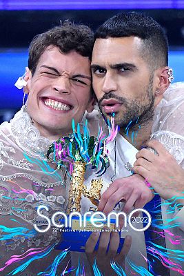 Eurovisión - Festival de San Remo 2022: Mahmood y Blanco cantan "Brividi"