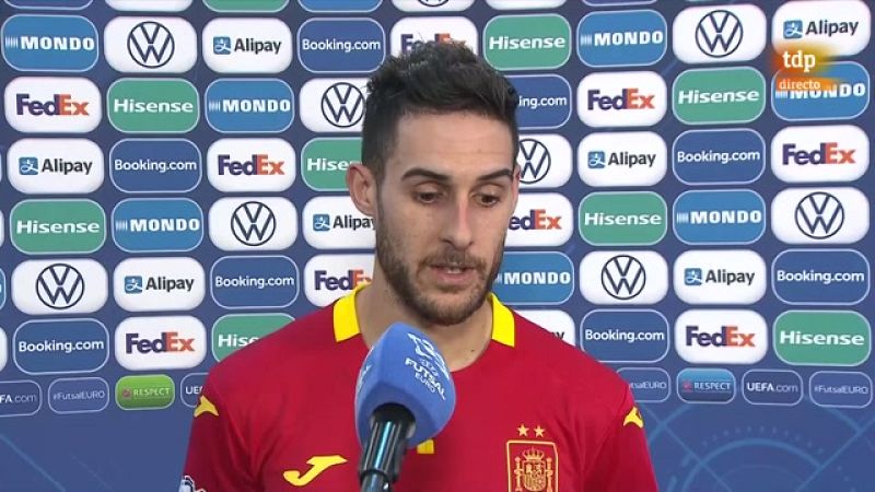 Europeo de fútbol sala | Adolfo: "Conseguir una medalla siempre es un buen sabor de boca"