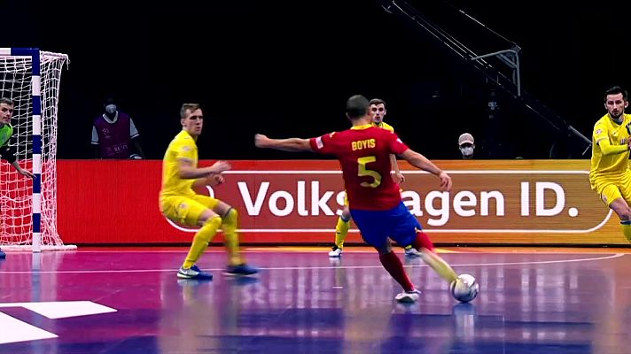 Fútbol Sala - Campeonato de Europa. 3º y 4º puesto: España - Ucrania