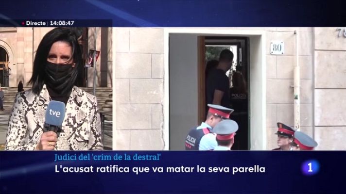 L'Informatiu - L'acusat de matar la seva exparella insisteix que no ho va premeditadament