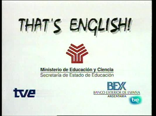 That's English - Módulo 6 - Unidad 6 - Programa 2