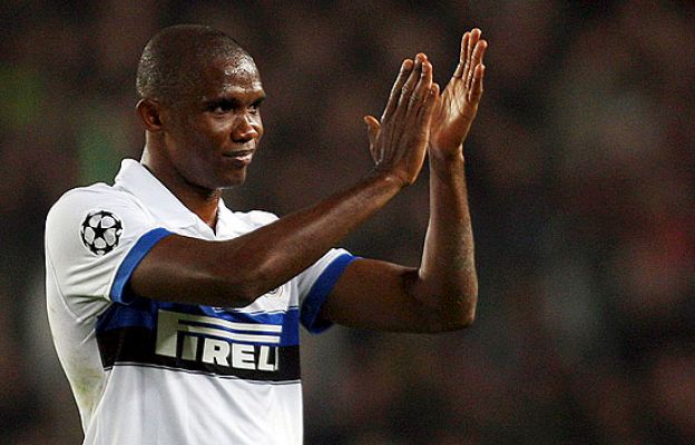Champions League - Eto'o se lleva la ovación