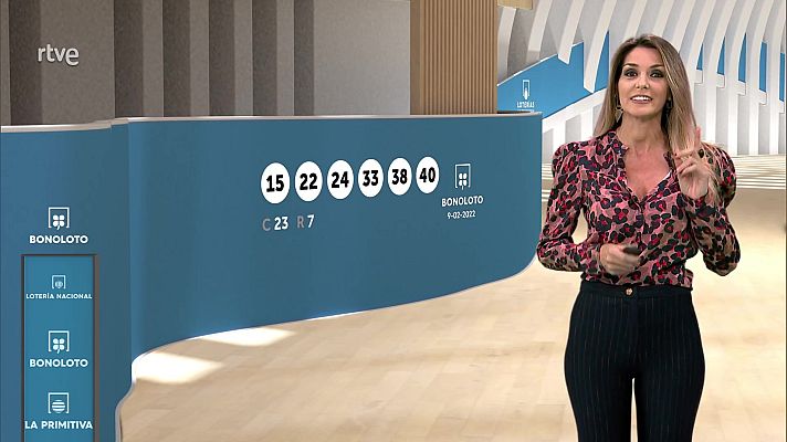 Loterías - Sorteo de la Bonoloto del 09/02/2022