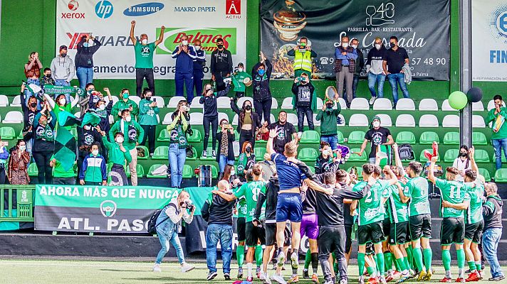 Telediario 2 - El fútbol vuelve a El Paso, en La Palma, 146 días después