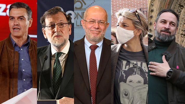 Telediario 2 - La campaña se intensifica con la presencia de líderes nacionales y expresidentes a tres días de las elecciones en Castilla y León