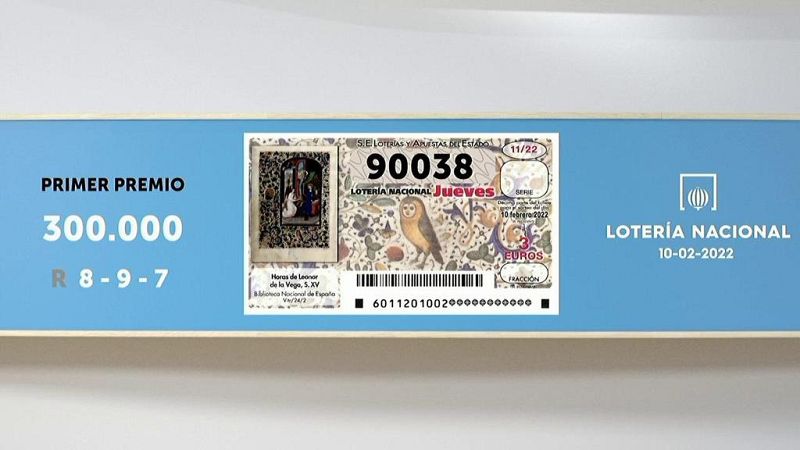 Sorteo de la Lotería Nacional del 10/02/2022 - Ver ahora