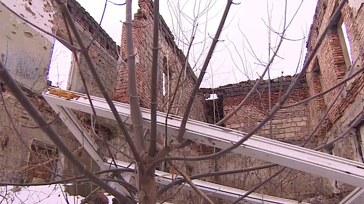 Telediario 2 - Las secuelas de la guerra del Donbás