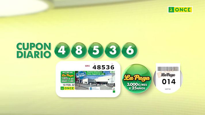 Sorteos ONCE - Sorteo ONCE - 10/02/22