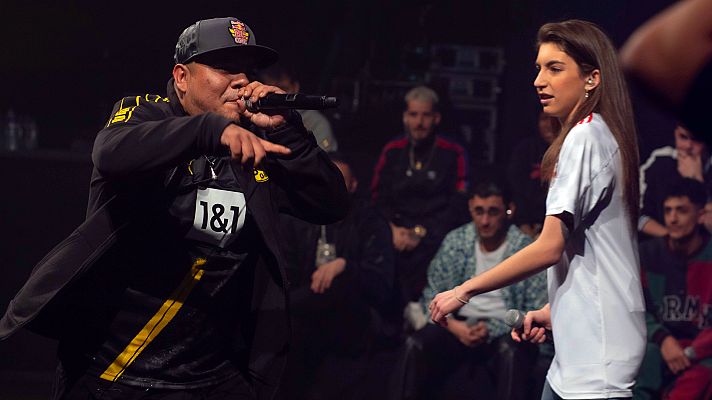 Réplica, combate de estrellas - Aczino y Sara Socas vs. Rapder y Mecha 2vs2 - Jornada 3