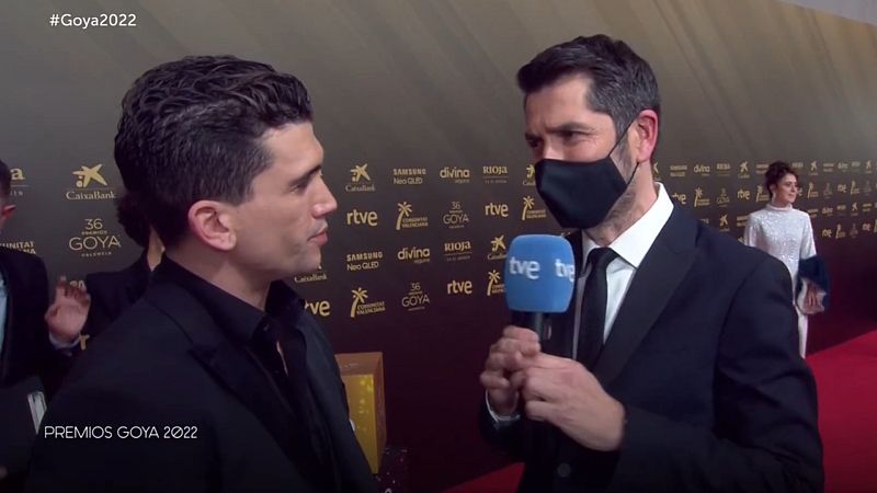 Alfombra roja de los Goya 2022 - Jaime Lorente: "Mi vocación empezó en el colegio haciendo funciones de navidad"