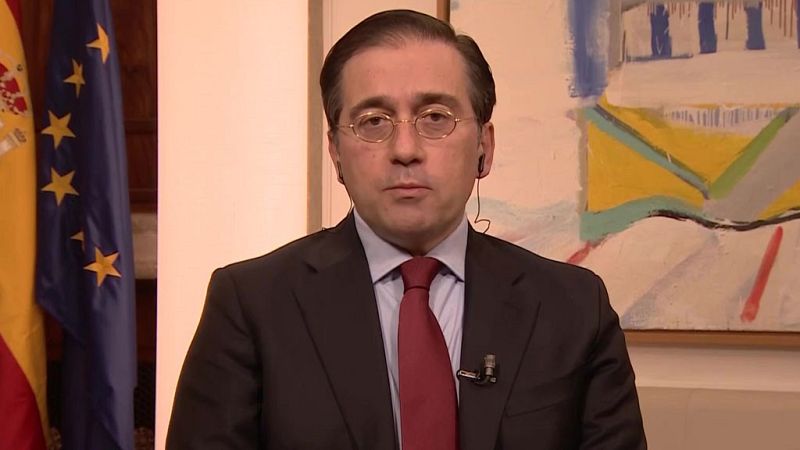 Albares, en TVE: "La situación en Ucrania es muy tensa, pero la guerra es evitable" | Ver