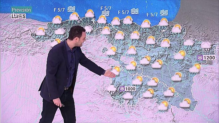El tiempo - Precipitaciones localmente fuertes y/o persistentes en el oeste de Galicia