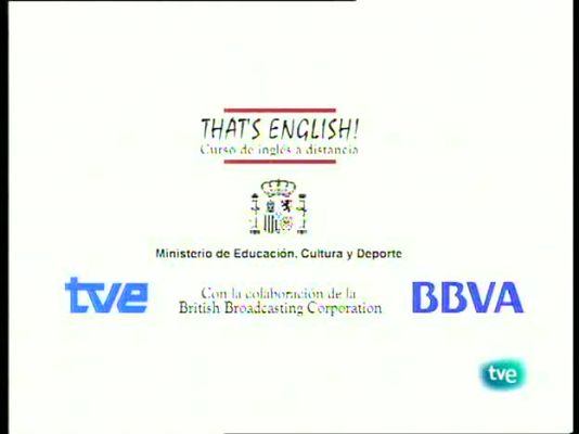 That's English - Módulo 4 - Unidad 6 - Programa 3
