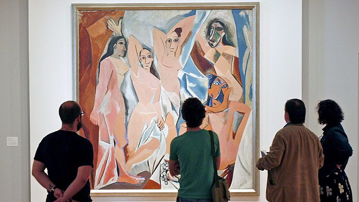 Telediario 1 - 'Picasso: Rostros y figuras', exposición sobre los retratos del pintor a las mujeres en Madrid