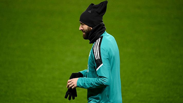 Telediario 2 - Benzema: "Voy a forzar. Si no me hubiese quedado en Madrid"