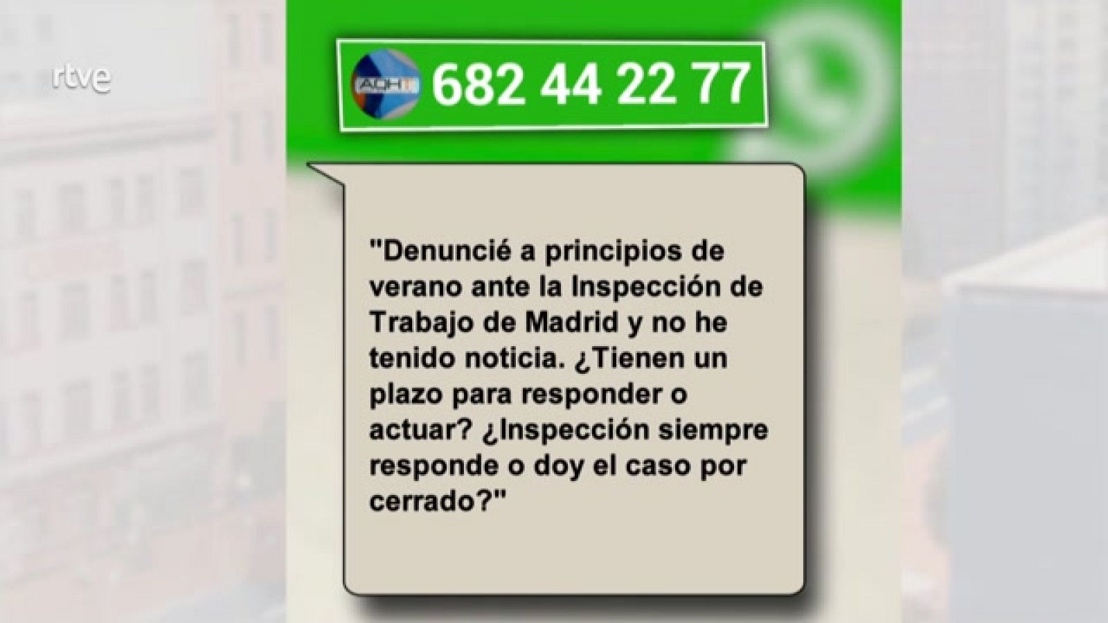 Aquí hay trabajo - La inspeccion de trabajo responde- ver ahora