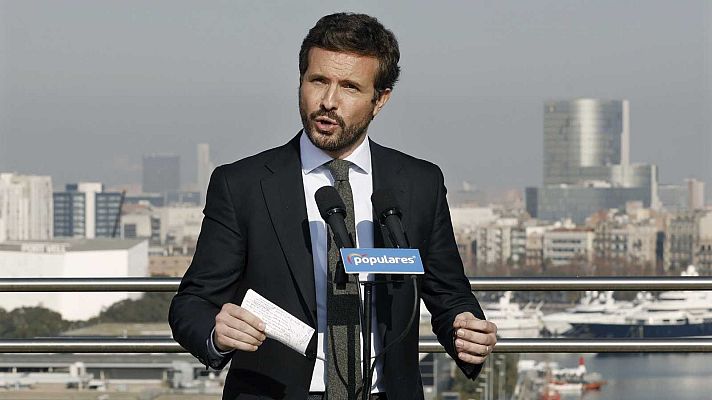 La tarde en 24h - Casado respalda a Mañueco para un gobierno "estable" y "sin la espada de Damocles"