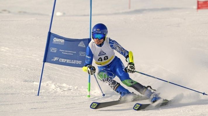 Telediario 2 - El esquí, la nueva pasión de Samuel Sánchez tras dejar la bicicleta