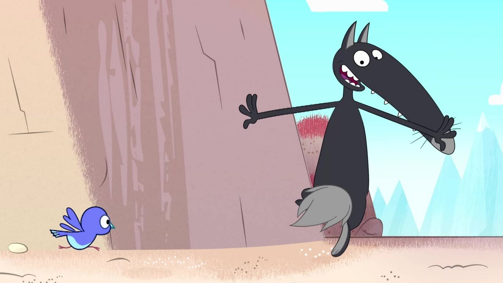 El lobo que quería ayudar a un pájaro a volar - Lobo | Ver