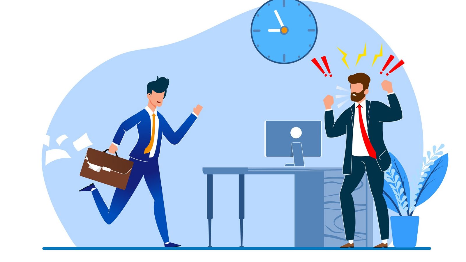 Aquí hay trabajo - Qué te puede pasar si llegas tarde al trabajo - ver ahora