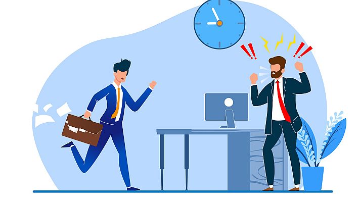 Aquí hay trabajo - Qué te puede pasar si llegas tarde al trabajo