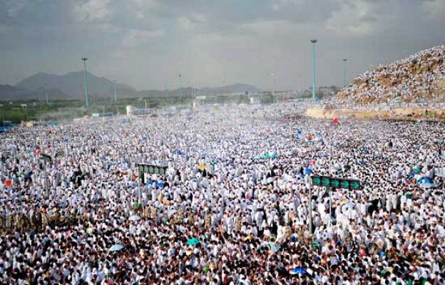  - Peregrinos en el monte Arafat