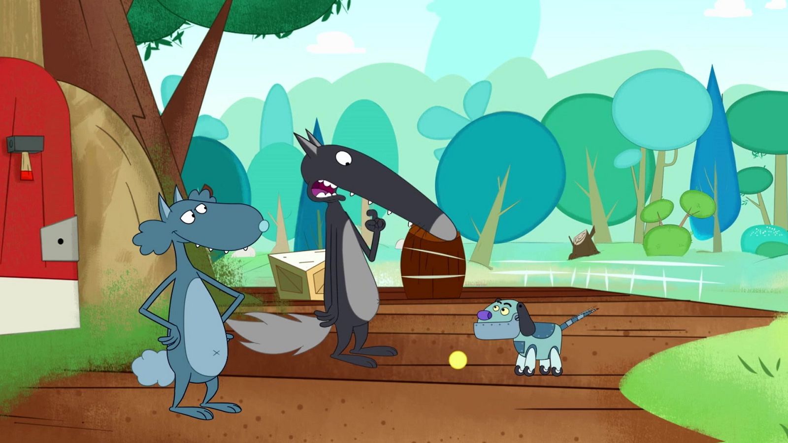 El lobo que quería tener un animal de compañía - Lobo | Ver