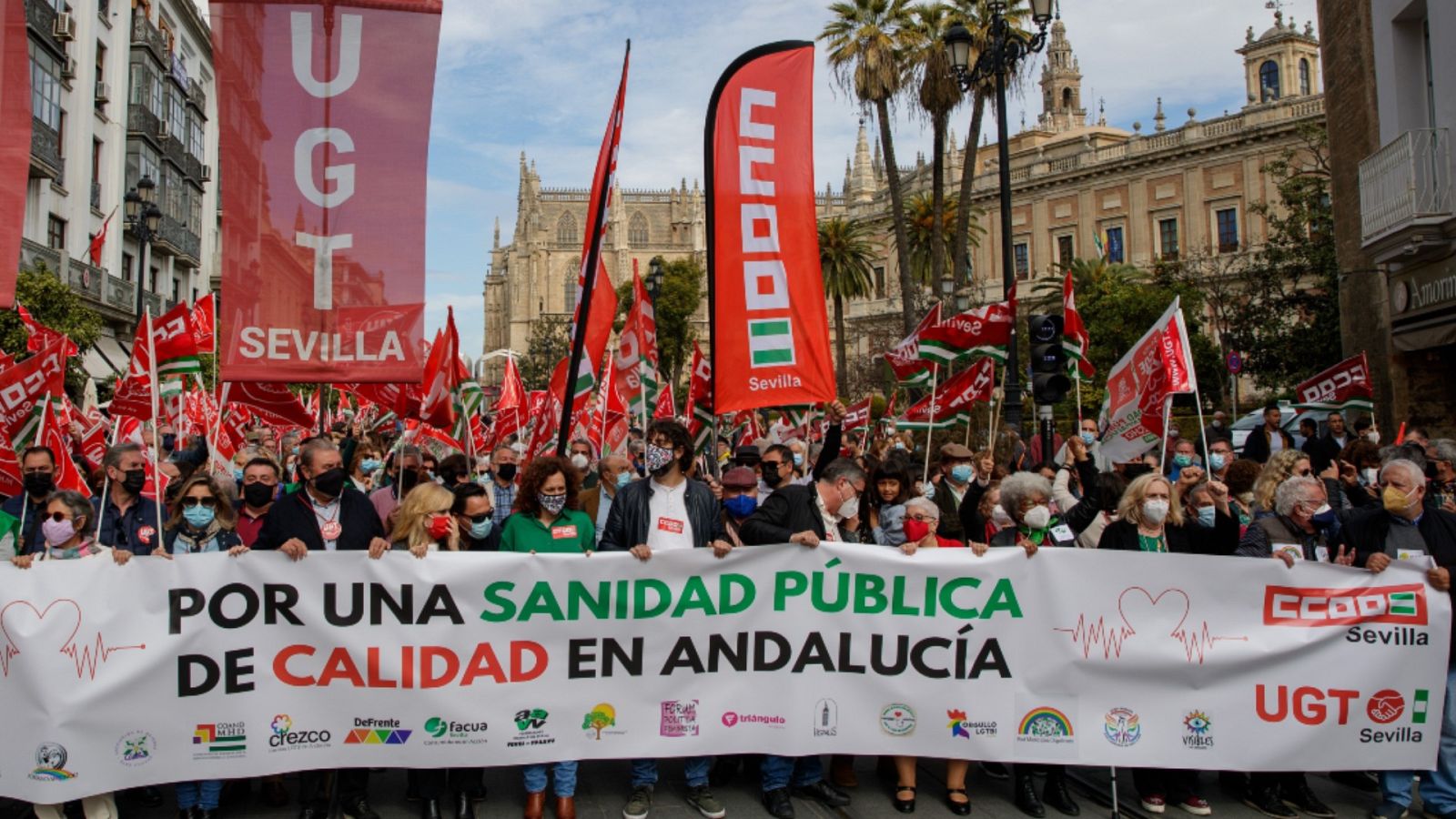 Miles de andaluces se manifiestan por una sanidad pública de calidad - Informativo 24h | Ver