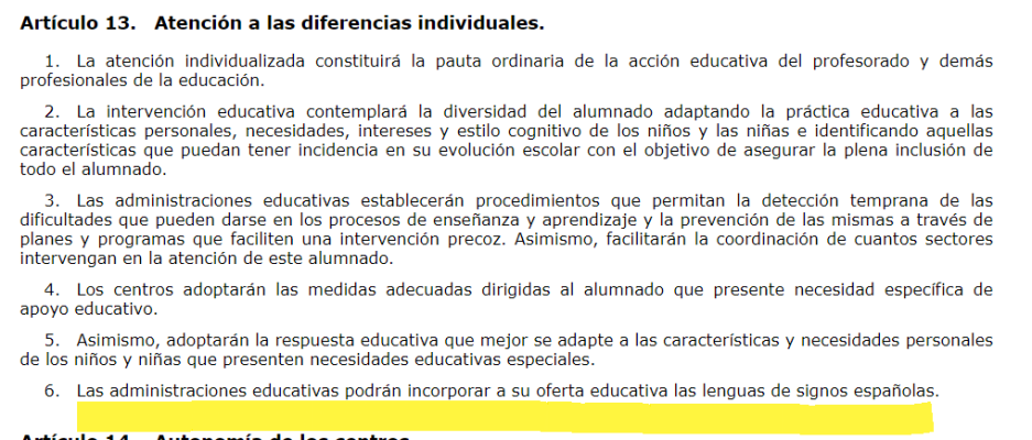 En lengua de signos - CNSE por una educación bilingüe