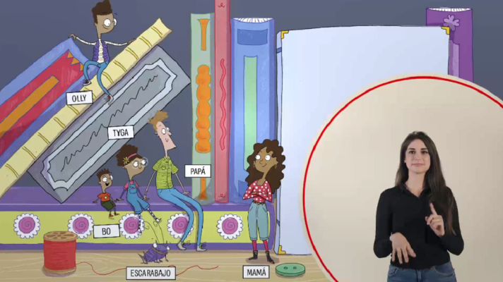 En lengua de signos - Un menú infantil cargado de accesibilidad