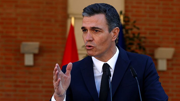 Telediario 1 - Sánchez pide a Casado que resuelva la crisis en el PP