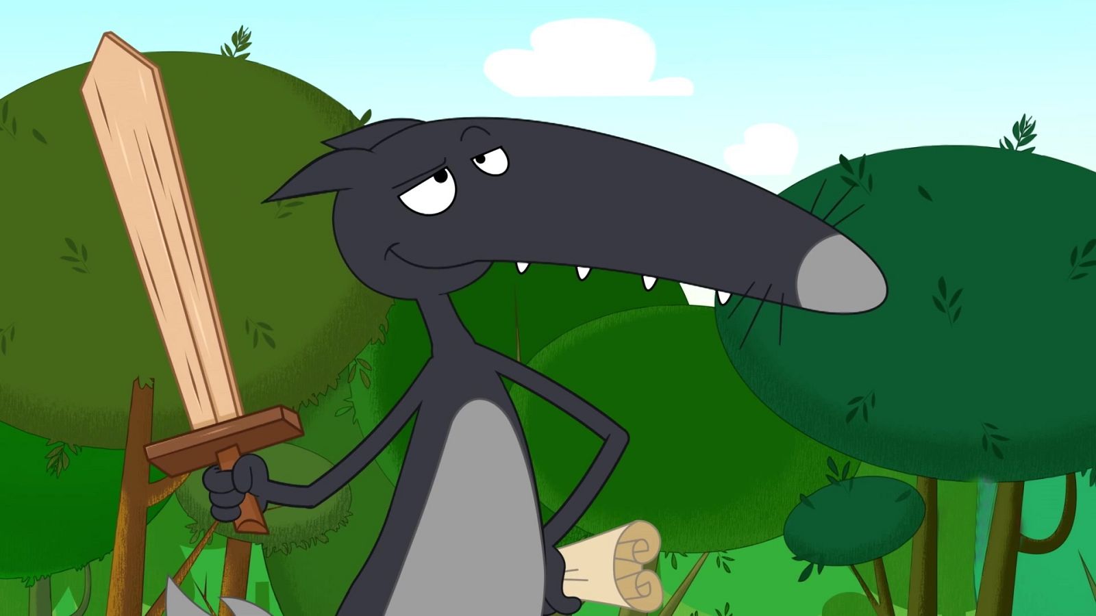 El lobo que quería ser cazador de dragones - Lobo | Ver