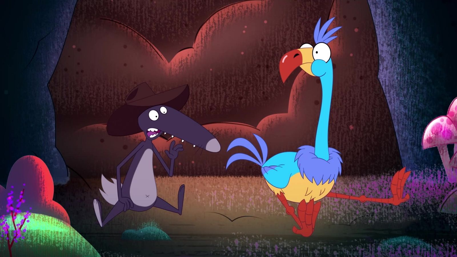 El lobo que quería atrapar al gran Muchospelos 2ª Parte - Lobo | Ver