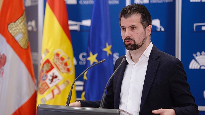 La hora de La 1 - Tudanca dice que Mañueco está "aprovechando" el "vacío de poder" en el PP para "cerrar el pacto con Vox"