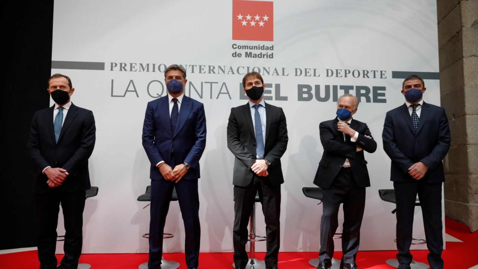 La Comunidad de Madrid premia a la 'Quinta del Buitre'