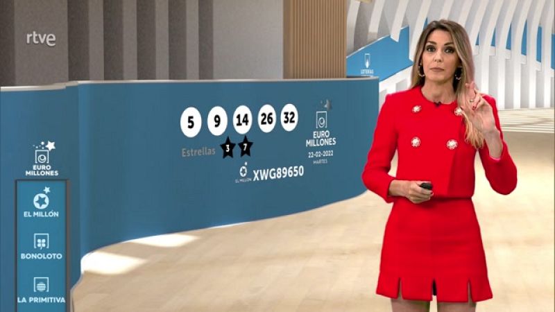 Sorteo de la Bonoloto y Euromillones del 22/02/2022