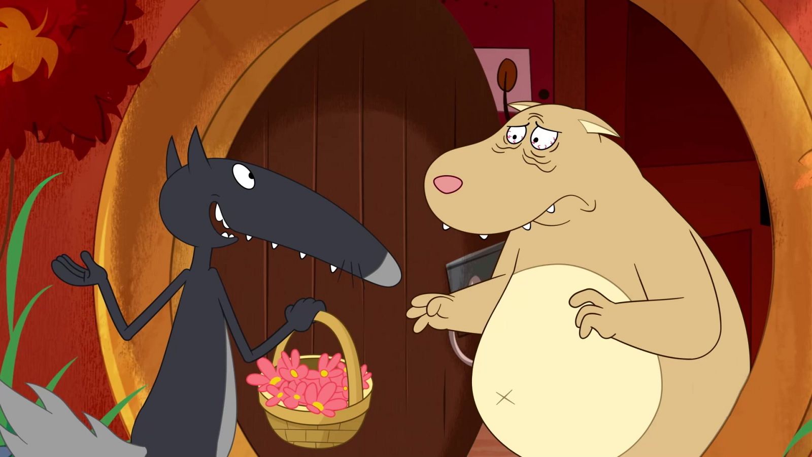 El lobo que quería hacer feliz a todo el mundo 2ª Parte - Lobo | Ver