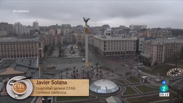 Cafè d'idees - Javier Solana: "No entrarem en una guerra física"