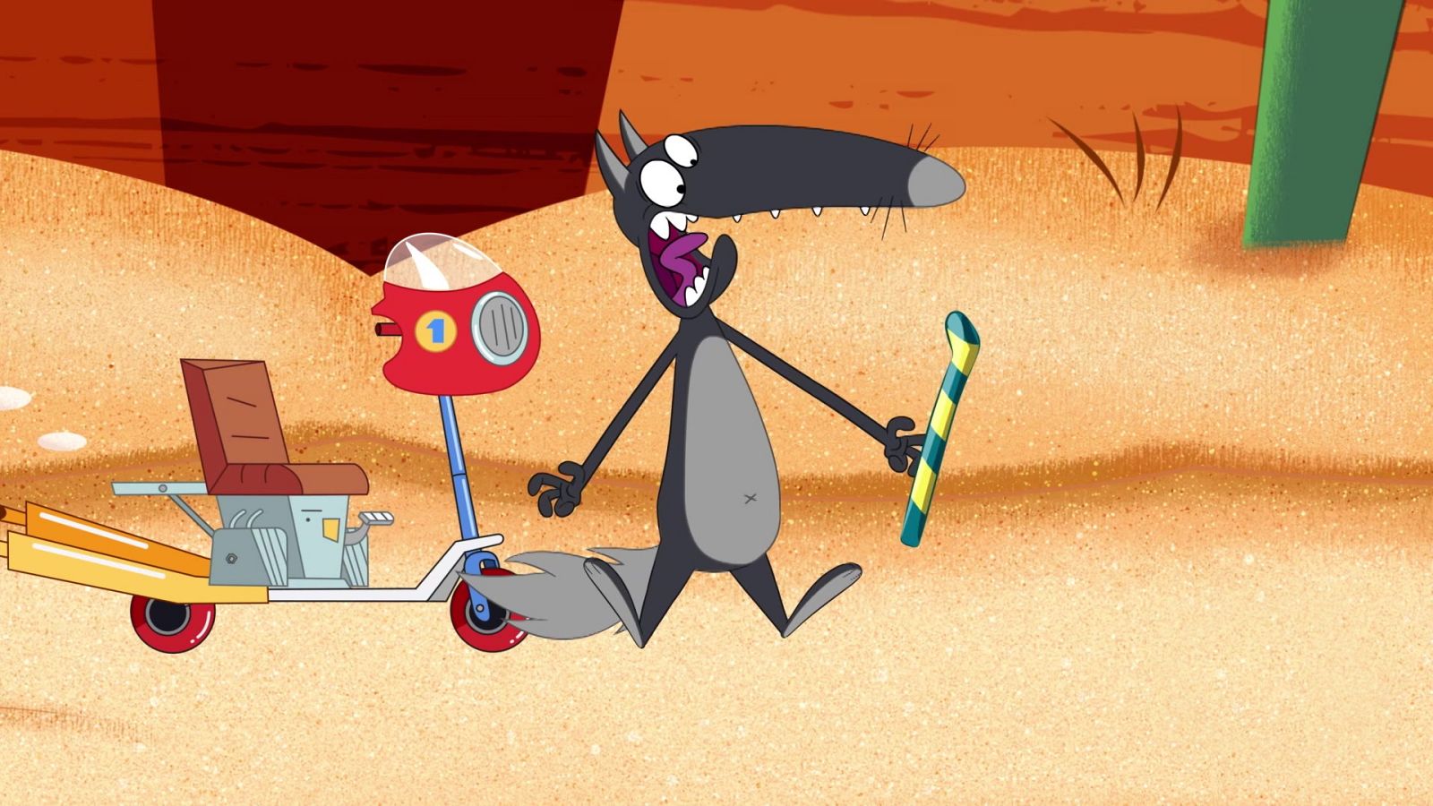 El lobo que quería descubrir el secreto del objeto - Lobo | Ver