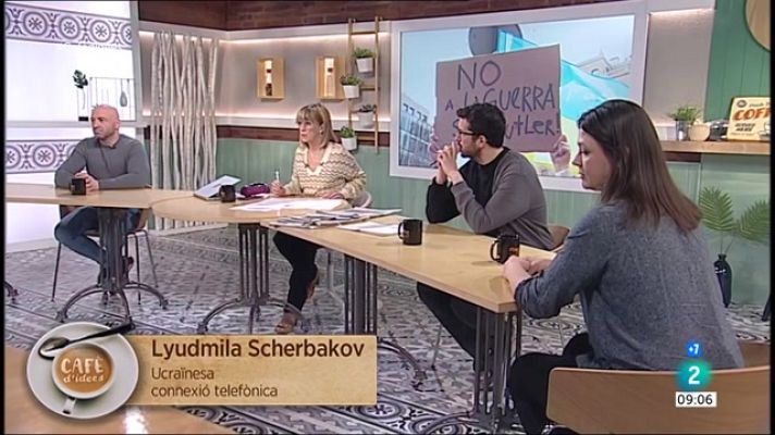 Cafè d'idees - "Necessitem ajuda. La UE no ajuda prou"