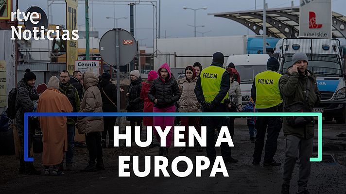 Modo Digital - Al menos 100.000 ucranianos abandonan sus hogares ante la invasión de Rusia