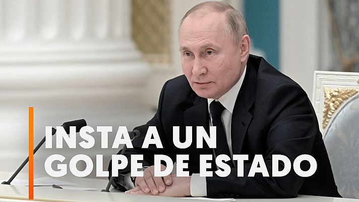 RTVE Noticias Vídeo - Putin llama al Ejército de Ucrania a dar un golpe de Estado