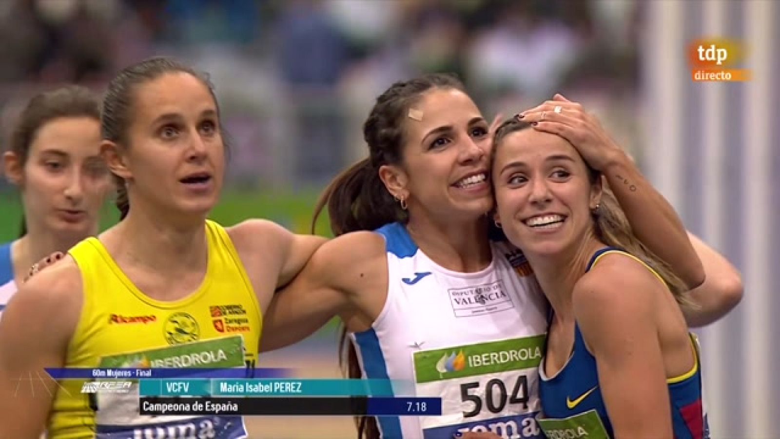 Maribel Pérez. campeona y récord de España de 60m - Atletismo | Ver