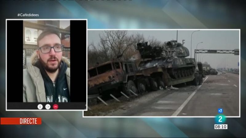 Cafè d'idees - Roger Carles: "Primer tens un xoc, i després has de prendre decisions"