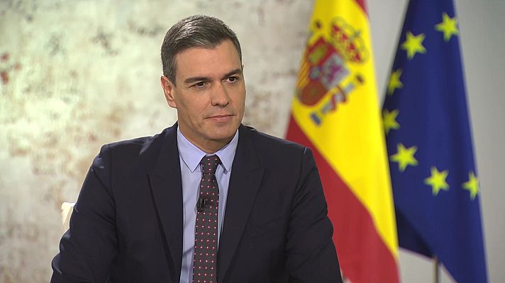 Telediario 2 - Entrevista a Pedro Sánchez - 28/02/22